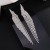 occidental style  fully-jewelled tassel earrings woman long style fine Rhinestone crystal claw chain EarringE