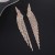 occidental style  fully-jewelled tassel earrings woman long style fine Rhinestone crystal claw chain EarringE