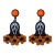 occidental style new creative Alloy beads earring woman