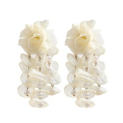 summer flowers earrings occidental style exaggerating Earring woman Bohemia em..