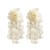 summer flowers earrings occidental style exaggerating Earring woman Bohemia embed Pearl flowers tassel