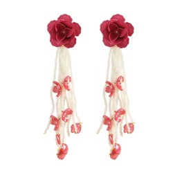 summer flowers earrings occidental style exaggerating Earring lady elegant All..