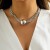 occidental style  exaggerating big pendant clavicle  trend Metal multilayer chain necklace
