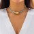 occidental style  exaggerating big pendant clavicle  trend Metal multilayer chain necklace