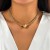 occidental style  exaggerating big pendant clavicle  trend Metal multilayer chain necklace