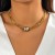 occidental style  exaggerating big pendant clavicle  trend Metal multilayer chain necklace
