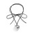 occidental style  exaggerating big love pendant necklace  brief velvetchocke