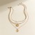 occidental style  beads necklace imitate Pearl  starfish Shells retronecklace