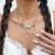 occidental style  sweet Pearlyk butterfly summer more necklace woman