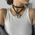 occidental style  exaggerating big love pendant necklace  brief long style velvet chain tassel