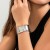 occidental style  wind brief surface Irregular bangle woman  personality Metal geometryV
