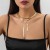 occidental style brief snake chain clavicle chainchocker  samll Metal chain necklace