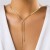 occidental style brief snake chain clavicle chainchocker  samll Metal chain necklace