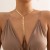 occidental style  Metal wind snake chain necklace  trend geometry long style weave clavicle