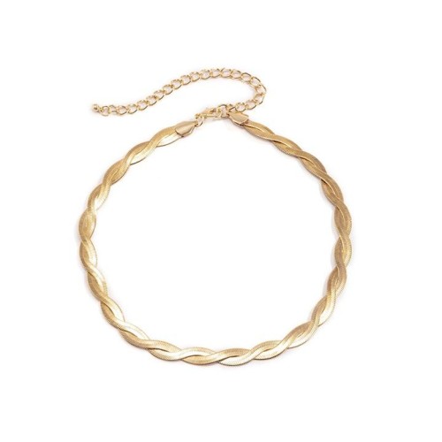 occidental style wind snake chain necklace woman  brief weave snake chain clavicle chain