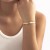 occidental style wind snake chain necklace woman  brief weave snake chain clavicle chain