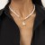 occidental style  temperament Pearl necklace  creative Irregular chain clavicle woman