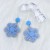 christmas christmas snowflake splice Acrylic earrings day all-Purpose personality fashion earring