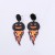  ear stud earring fashion personality Acrylic skull flowers earrings woman
