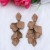 new Bohemian style ear stud earrings fashion personality tassel petal candy colors earring woman