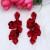 new Bohemian style ear stud earrings fashion personality tassel petal candy colors earring woman