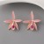 occidental style brief flowers ear stud Alloy diamond earrings fashion all-Purpose Earring