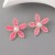 occidental style fashion brief all-Purpose creative flowers earrings Alloy enamel embed Pearl Earring woman