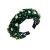  Headband occidental style velvet Cloth Headband personality Starry colorful diamond Headband retro