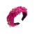 occidental style fashion temperament Headband woman retro shine bow pendant Headband textured width