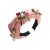 occidental style fashion temperament Headband woman retro shine bow pendant Headband textured width