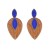 occidental style earrings geometry leaves ear stud woman fashion exaggerating personality high samll