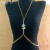 ( Silver)occidental style fashion trend super Rhinestone chain  chain womanbody chain