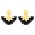 occidental style geometry flowers tassel earrings woman exaggerating personality autumn Earrin