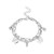 occidental style Double layer butterfly Anklet woman fashion trend multilayer heart-shaped chain foot