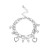 occidental style Double layer butterfly Anklet woman fashion trend multilayer heart-shaped chain foot