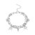 occidental style Double layer butterfly Anklet woman fashion trend multilayer heart-shaped chain foot