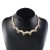 occidental style wind elegant fully-jewelled necklace  retro exaggerating geometry claw chain clavicle chain