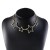 fashion Five-pointed star flash diamond necklace  retro elegant geometry star Alloy clavicle chain