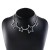  fashion Five-pointed star flash diamond necklace  retro elegant geometry star Alloy clavicle chain