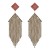 E occidental style retro fully-jewelled claw chain tassel earrings  exaggerating wind geometry long style 
