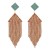 E occidental style retro fully-jewelled claw chain tassel earrings  exaggerating wind geometry long style 