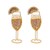 E occidental style fashion geometry high foot earrings  creative lovely Alloy enamel diamond ear stud