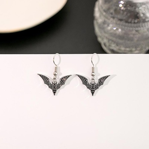 occidental style black bat shirt earrings  creative personality animal Earring punk earring woman