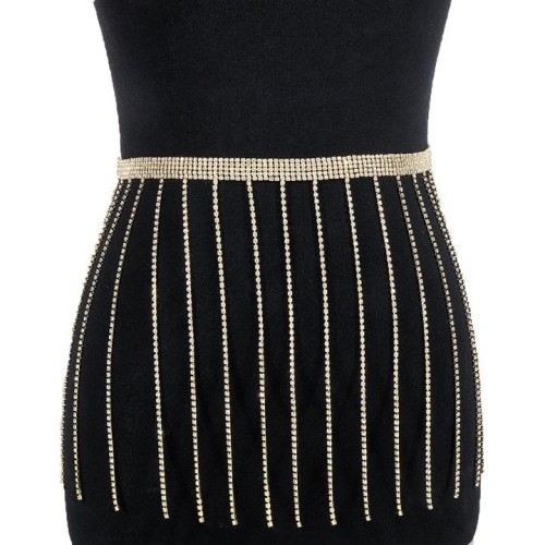 occidental style fashion temperament fully-jewelled tassel chain  exaggerating claw chain chain