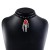  black spider chain  exaggerating skull pendant day necklace