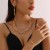  occidental style temperament necklace ear stud bracelet ring set palace wind