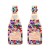 occidental style creative diamond ear stud love personality retro head fashion