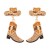 occidental style Earring exaggerating creative embed Pearl earrings personality temperament High-heeled shoes