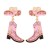 occidental style Earring exaggerating creative embed Pearl earrings personality temperament High-heeled shoes