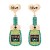 occidental style creative diamond ear studlove personality retro head fashion